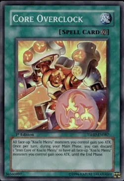 Core Overclock 1st Ed Super Rare TSHD-EN087 Yu-Gi-Oh! - Image 1