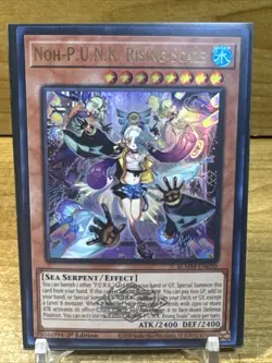 Noh-P.U.N.K. Rising Scale BLMM-EN050 Emblazoned Ultra Rare 1st Edition NM Yugioh - Image 1