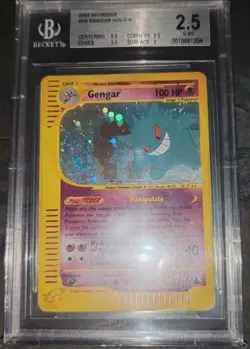 Pokemon Card-Gengar-Skyridge-H9/H32-Holo-ENG-BGS 2.5-G/VG-SWIRL - Image 1