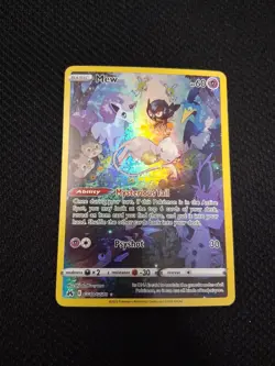 Mew GG10/GG70 Crown Zenith: Galarian Gallery Holo Pokemon Card TCG Sleeping LP - Image 1