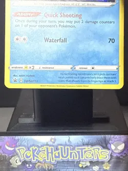 Pokemon Card Inteleon SWSH113 Prerelease Chilling Reign Holo Rare Promo Played - Image 4