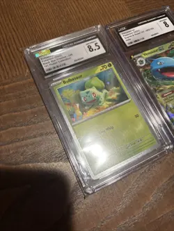 Pokemon 2 Card CGC Bulbasaur Venusaur Lot Slab - Image 2