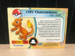 CARD POKEMON 5 CHARMELEON EDIZIONE TOPPS 1999 ITA NINTENDO - Image 2