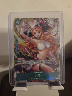 Nami Alt Art OP14-031 SR The Azure Sea's Seven ONE PIECE Card Game Japanese - Image 1