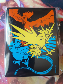 Pokemon Hidden Fates ETB Moltres Zapdos Articuno Card Sleeves (65 Count Sealed) - Image 1