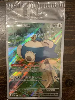 Pokemon TCG Snorlax #51 Scarlet & Violet 151 Prom Card SEALED - Image 1