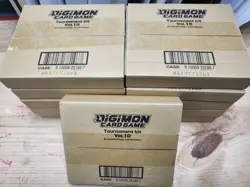 11 Digimon Card Game Tournament Kits, Vol. 10, Sealed - Image 1