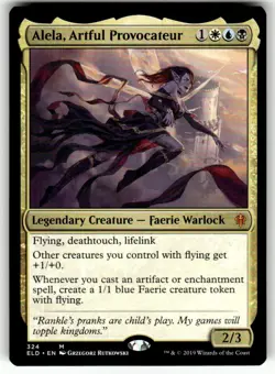 Alela, Artful Provocateur M Throne of Eldraine 324 NM - Image 1