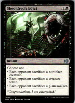 Magic | ONE | Sheoldred's Edict | 108 | Normal | NM - Image 1