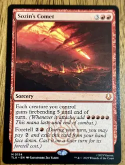 MTG - NM - Sozin's Comet - Avatar: The Last Airbender (TLA) - #0154 - Foil - Image 1