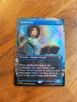 Spellseeker - BORDERLESS FOIL - NM - MTG - Image 1