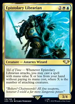 1x Epistolary Librarian NM-Mint, English Commander: Universes Beyond: Warhammer - Image 1