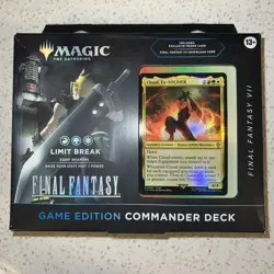 FFVII Video Game Edition Limit Break Commander Deck Final Fantasy FIN MTG - Image 1