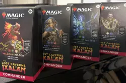 Set of 4 (1 of each) Commander Decks Lost Caverns of Ixalan LCI MTG - Image 1