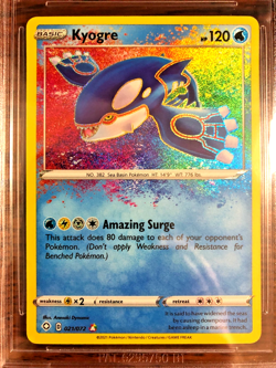 Kyogre Amazing Rare #021 - BGS NM-MT+ 8.5 - 2021 Shining Fates - Pokemon TCG - Image 2