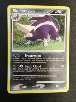 Skuntank 15/130 Diamond & Pearl Base Set Pokemon Holo Rare - Image 1