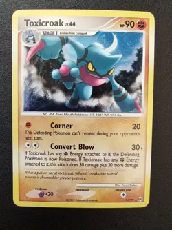 Toxicroak 11/99 Platinum Arceus Pokemon Holo Rare - Image 1