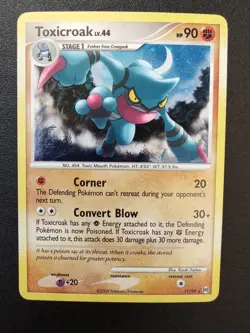 Toxicroak 11/99 Platinum Arceus Pokemon Holo Rare - Image 2