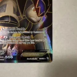 Pokemon Terrakion EX 121/124 Dragons Exalted Ultra Rare Full Art Holo 180 HP - Image 2