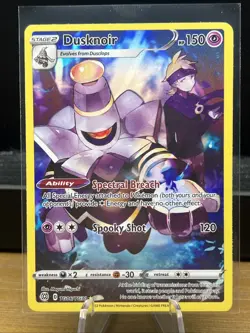 Pokemon TCG Dusknoir Sword & Shield: Brilliant Stars TG06/TG30 Secret Rare - Image 1