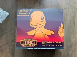 Pokemon Center Exclusive Obsidian Flames ETB Elite Trainer Box New Sealed - Image 1