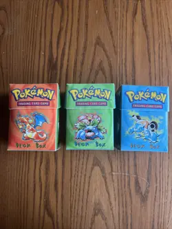 1999 WOTC Original Pokemon Deck box Mystery Packs Please Read Description! - Image 1
