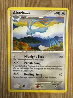 Altaria Pokemon TCG Platinum 18/127 Rare DMG - Image 1