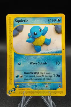 Pokemon Expedition Base Set Squirtle 131/165 HP Heavy Play SEE PHOTOS PokemonTCG - Image 2