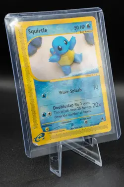 Pokemon Expedition Base Set Squirtle 131/165 HP Heavy Play SEE PHOTOS PokemonTCG - Image 5