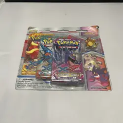Pokemon XY 3-Pack Blister - Phantom Forces / Flashfire - SEAL LIFTING / WEAR - Image 1