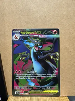 Pokemon TCG Mega-Charizard-EX Evolutions Holo Full Art Ultra Rare - Image 1