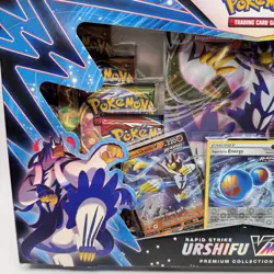 Pokemon Rapid Strike Urshifu VMAX Premium Collection Box TCG 2021 New 820650838934 - Image 3