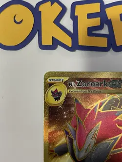 N's Zoroark EX 189/159 Sv09: Journey Together Gold Holo Hyper Rare - Pokemon TCG - Image 3