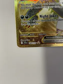 N's Zoroark EX 189/159 Sv09: Journey Together Gold Holo Hyper Rare - Pokemon TCG - Image 5