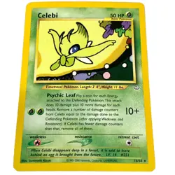 Pokemon Celebi Rare (Non-Holo) Neo Revelation Unlimited 16/64 MP - Image 1