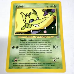Pokemon Celebi Rare (Non-Holo) Neo Revelation Unlimited 16/64 MP - Image 2