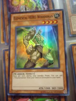 Elemental HERO Woodsman - LCGX-EN034 - Super Rare Unlimited Edition - NM YUGIOH - Image 1