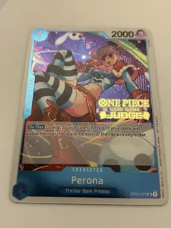 Perona (Judge Pack Vol. 2) OP01-077 One Piece Promotion Cards Foil - Image 1