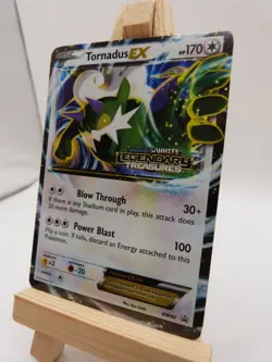 Pokemon Staff Promo Card - Tornadus EX BW96 (Legendary Treasures) - Image 3