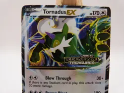 Pokemon Staff Promo Card - Tornadus EX BW96 (Legendary Treasures) - Image 4