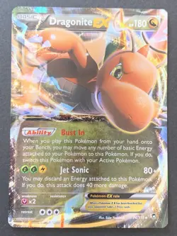 Dragonite EX - 74/111 - Pokemon Furious Fists XY Ultra Rare Card NM - Image 1