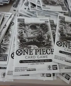 Lot of 150 One Piece Card Game Tournament Pack 2025 Vol. 3 New Sealed - Image 2
