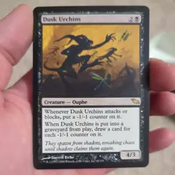 Dusk Urchins [Shadowmoor] Magic MTG Cards LP - Image 1