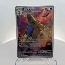 Pokemon TCG Paldea Evolved Tyranitar Card 222/193 Near Mint Condition - Image 1