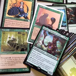 ***SNAKES's*** Tribal Level 1 Beginner Commander Magic Deck of ALL 100 Cards MTG - Image 1