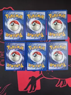 Vintage Pokemon Card Lot Base Jungle #59-64/64 Pikachu Rhyhorn Spearow Venonat - Image 2
