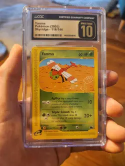 (POP 2) CGC 10 PRISTINE Pokemon 2003 Yanma 116/144 Skyridge Card - Image 2