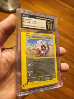 (POP 3) CGC 10 PRISTINE Forretress 9/144 2003 Pokemon Skyridge Card - Image 1