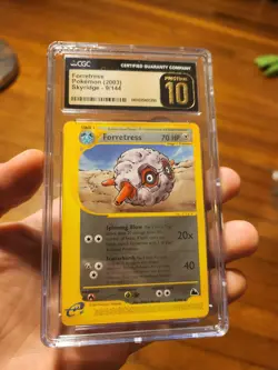 (POP 3) CGC 10 PRISTINE Forretress 9/144 2003 Pokemon Skyridge Card - Image 2