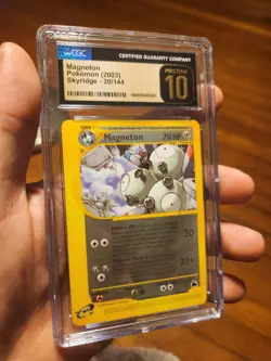 (POP 3) CGC 10 PRISTINE Magneton Skyridge 20/144 Pokemon 2003 Card - Image 1